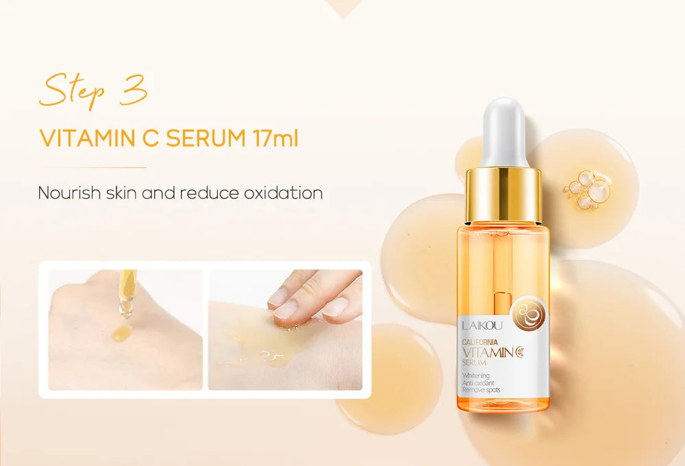 Turmeric + Vitamin C Brightening Skincare Set (5-Piece Kit)