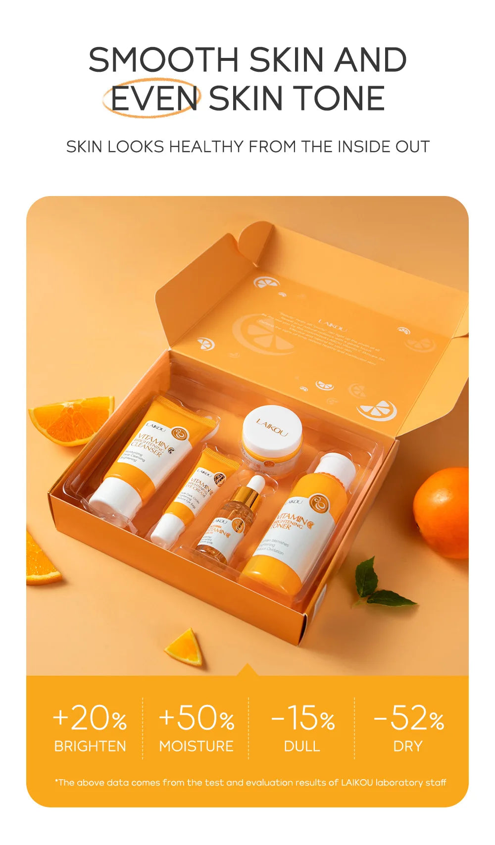 Turmeric + Vitamin C Brightening Skincare Set (5-Piece Kit)