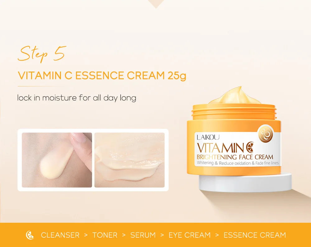Turmeric + Vitamin C Brightening Skincare Set (5-Piece Kit)